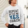 Repeat Yes Swim Coach Swimming Coach Unisex Long Sleeve T-Shirt Repeat Yes Swim Coach Swimming Coach Unisex Long Sleeve T-Shirt