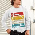 Swim Swimming Vintage Retro Swimmer Raglan Baseball Tee Unisex Long Sleeve T-Shirt Swim Swimming Vintage Retro Swimmer Raglan Baseball Tee Unisex Long Sleeve T-Shirt