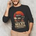 BBQ Dad Father Husband Meat Smoker Legend Unisex Long Sleeve T-Shirt