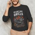 BBQ Dad Smoking Meat Smoker Barbecue Smoker Unisex Long Sleeve T-Shirt