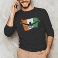 Cool Ireland Flag Vintage Irish Flag Swimmer Fly Swimming Unisex Long Sleeve T-Shirt Cool Ireland Flag Vintage Irish Flag Swimmer Fly Swimming Unisex Long Sleeve T-Shirt