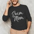 Cute Swimming Mom Mother's Day For Swimmers Swim Mom Unisex Long Sleeve T-Shirt Cute Swimming Mom Mother's Day For Swimmers Swim Mom Unisex Long Sleeve T-Shirt