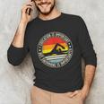 Education Is Important But Swimming Is Importanter Unisex Long Sleeve T-Shirt