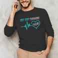 Just Keep Swimming For Swimmers Divers Diving Retro Unisex Long Sleeve T-Shirt
