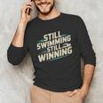 Masters Swimmer Still Swimming Competing Winning Adult Unisex Long Sleeve T-Shirt Masters Swimmer Still Swimming Competing Winning Adult Unisex Long Sleeve T-Shirt