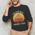 This Is My Meat Smoking Tee BBQ Dad Barbeque Smoker Unisex Long Sleeve T-Shirt