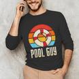 Pool Guy Swimming Attendant Attendants Rescuer Unisex Long Sleeve T-Shirt