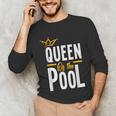 Queen Of The Pool Swimmers Swimming Swimmer Unisex Long Sleeve T-Shirt Queen Of The Pool Swimmers Swimming Swimmer Unisex Long Sleeve T-Shirt