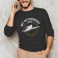 My Retirement Plan Swim Athlete Swimming Grandpa Swimmer Unisex Long Sleeve T-Shirt