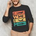Retro Vintage Swimming For Swimmers Unisex Long Sleeve T-Shirt