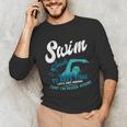 Swim Coach Swimming Lesson Sport Professional Instructor Unisex Long Sleeve T-Shirt Swim Coach Swimming Lesson Sport Professional Instructor Unisex Long Sleeve T-Shirt