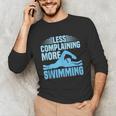 Swim Coach Swim Training Swimming Sport Unisex Long Sleeve T-Shirt Swim Coach Swim Training Swimming Sport Unisex Long Sleeve T-Shirt
