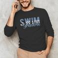 Swim Grandma For Mother's Day Polyester 100 Small Short Sleeve Pull On 1 Count Women Grandmothers Swimming Enthusiasts For Grandmothers Unisex Long Sleeve T-Shirt