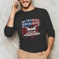 Swim Grandma Tshirt US American Flag Swimming Tee Unisex Long Sleeve T-Shirt Swim Grandma Tshirt US American Flag Swimming Tee Unisex Long Sleeve T-Shirt