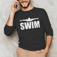 Swim Sports Swimming Water Athletic Swimmer Unisex Long Sleeve T-Shirt