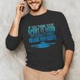 Swim Swimmer Tshirt Swimming Shirt Sport Practice Tee Unisex Long Sleeve T-Shirt