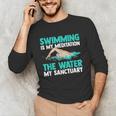 Swim Swimmers Swimming Unisex Long Sleeve T-Shirt Swim Swimmers Swimming Unisex Long Sleeve T-Shirt