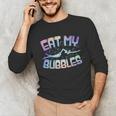 Swimming Eat My Bubbles Swim Watercolour Unisex Long Sleeve T-Shirt Swimming Eat My Bubbles Swim Watercolour Unisex Long Sleeve T-Shirt