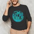 Swimming Quote For Swimmers Swim Team Eat My Bubbles Unisex Long Sleeve T-Shirt Swimming Quote For Swimmers Swim Team Eat My Bubbles Unisex Long Sleeve T-Shirt