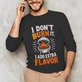 Women's Backyard Pitmaster Father BBQ Dad Griller Unisex Long Sleeve T-Shirt