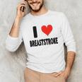 I Love Breaststroke Heart Swim Swimmer Pool Swimming Unisex Long Sleeve T-Shirt I Love Breaststroke Heart Swim Swimmer Pool Swimming Unisex Long Sleeve T-Shirt