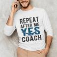 Repeat Yes Swim Coach Swimming Coach Unisex Long Sleeve T-Shirt Repeat Yes Swim Coach Swimming Coach Unisex Long Sleeve T-Shirt