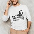 Swimming Instructor Lesson Swim Coach Unisex Long Sleeve T-Shirt