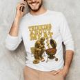 Thinking About Meat BBQ Dad Humor Raglan Baseball Tee Unisex Long Sleeve T-Shirt