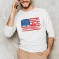 Vintage American Flag Swim Team Swimmer Funny Swimming Gift Unisex Long Sleeve T-Shirt Vintage American Flag Swim Team Swimmer Funny Swimming Gift Unisex Long Sleeve T-Shirt
