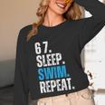 67 Sleep Swim Repeat Swimming Swimmer 67 Meme Unisex Long Sleeve T-Shirt 67 Sleep Swim Repeat Swimming Swimmer 67 Meme Unisex Long Sleeve T-Shirt