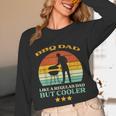 Bbq Dad Cooler Retro Barbecue Grill Fathers Day Daddy Papa Unisex Long Sleeve T-Shirt