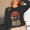 BBQ Dad Father Husband Meat Smoker Legend Unisex Long Sleeve T-Shirt