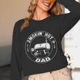 BBQ Dad Smokin Hot Dad Grill Master Fathers Day Unisex Long Sleeve T-Shirt
