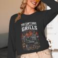 BBQ Dad Smoking Meat Smoker Barbecue Smoker Unisex Long Sleeve T-Shirt