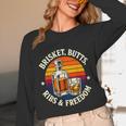 Brisket Butts Ribs And Freedom BBQ Dad Unisex Long Sleeve T-Shirt