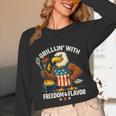 Grillin’ Eagle BBQ Dad 4th Of July Father’s Day Unisex Long Sleeve T-Shirt