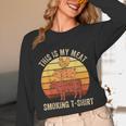 This Is My Meat Smoking Tee BBQ Dad Barbeque Smoker Unisex Long Sleeve T-Shirt