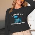 Pool Boy For Swimming Pool Service Guy Unisex Long Sleeve T-Shirt