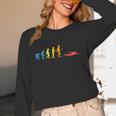 Retro Swimming Evolution For Swimmers Summer Water Lovers Unisex Long Sleeve T-Shirt Retro Swimming Evolution For Swimmers Summer Water Lovers Unisex Long Sleeve T-Shirt