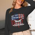 Swim Grandma Tshirt US American Flag Swimming Tee Unisex Long Sleeve T-Shirt Swim Grandma Tshirt US American Flag Swimming Tee Unisex Long Sleeve T-Shirt