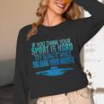 Swim Swimmer Tshirt Swimming Shirt Sport Practice Tee Unisex Long Sleeve T-Shirt