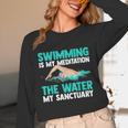Swim Swimmers Swimming Unisex Long Sleeve T-Shirt Swim Swimmers Swimming Unisex Long Sleeve T-Shirt