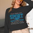 Swimmer Swimming Sports Quote Unisex Long Sleeve T-Shirt