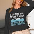 Swimming Art For Men Women Swimmer Swim Coach Training Unisex Long Sleeve T-Shirt