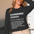 Swimming Coach Definition Swimming Instructor Unisex Long Sleeve T-Shirt