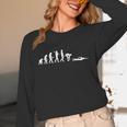 Swimming Evolution For Swimmers Unisex Long Sleeve T-Shirt Swimming Evolution For Swimmers Unisex Long Sleeve T-Shirt
