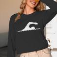 Swimming Float Unisex Long Sleeve T-Shirt Swimming Float Unisex Long Sleeve T-Shirt