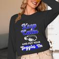 Swimming Goggles Saying Swim Team Gear Unisex Long Sleeve T-Shirt
