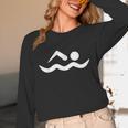 Swimming Icon Unisex Long Sleeve T-Shirt