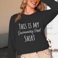 This Is My Swimming Pool Summer Swim Tee T-Shirt Unisex Long Sleeve T-Shirt